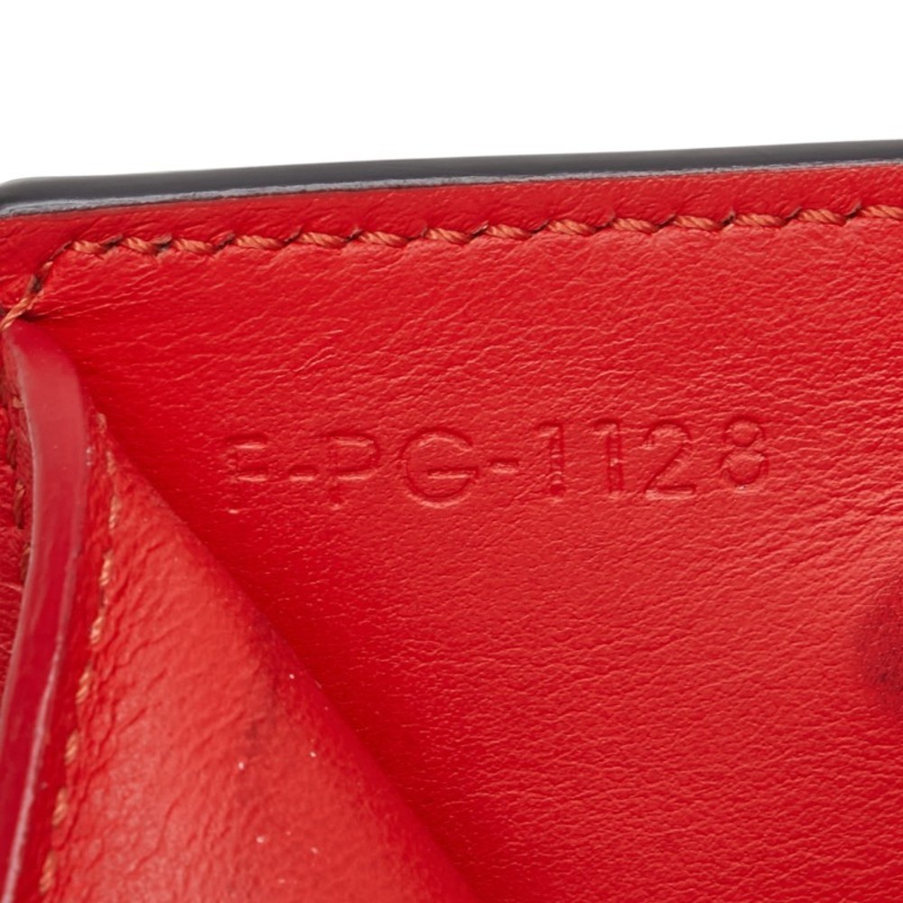 Celine Compact Wallet Multifunction Red Folded Be… - image 6